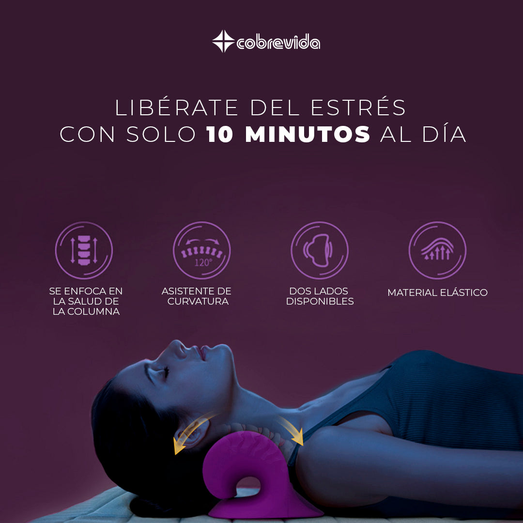 Almohada Quiropráctica de Tracción Cervical para relajar el Cuello